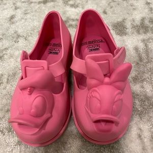 Pink Donald And Daisy Duck Mini Melissa Shoes